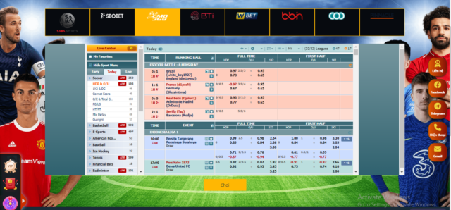 Tỷ lệ kèo 8xbet